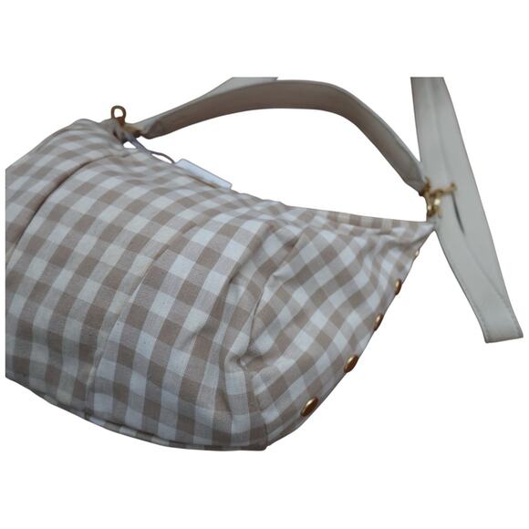 Hammitt Morgan Dandelion Gingham Shoulder Bag - Picture 5 of 11